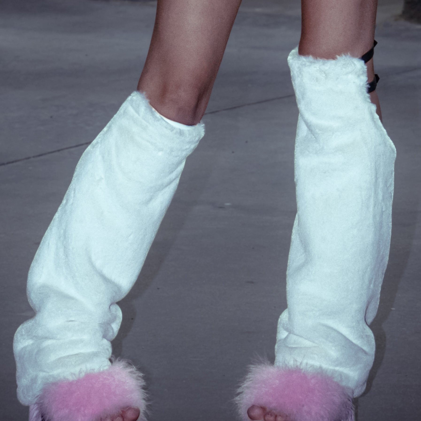 Knee-High Legwarmers - White