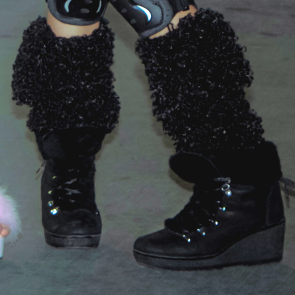 Bunny Legwarmers - Black