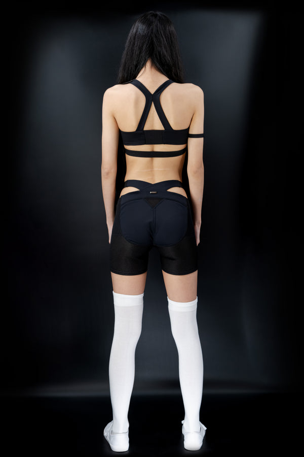 Exuma Biker Shorts - Black
