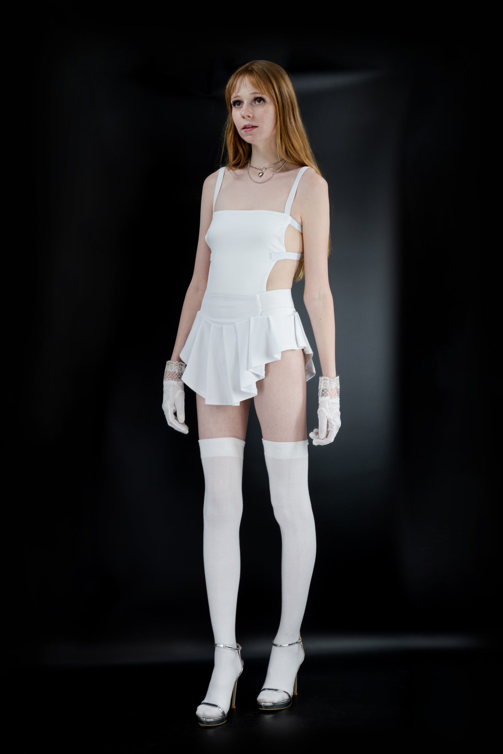 Rodeo Skort - White