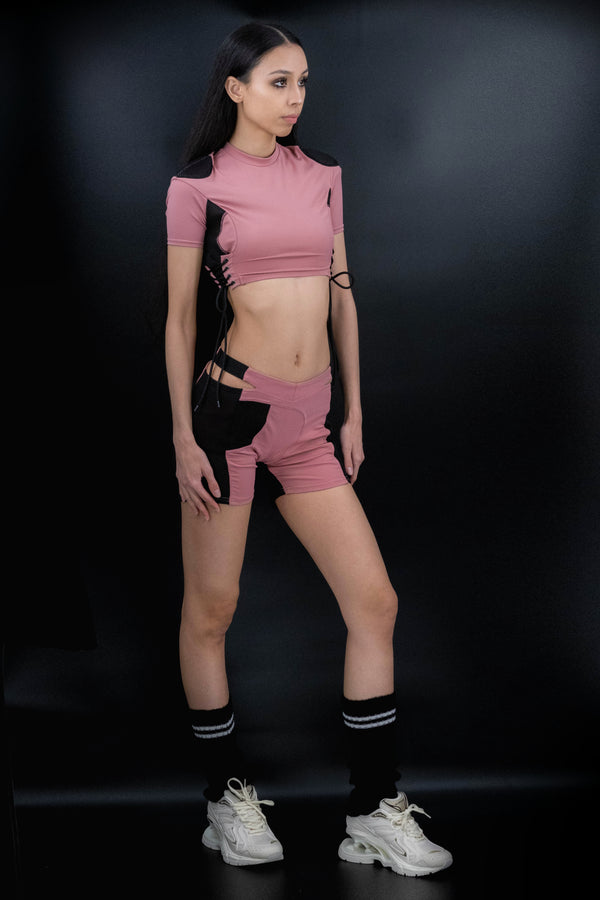 Exuma Biker Shorts - Pink