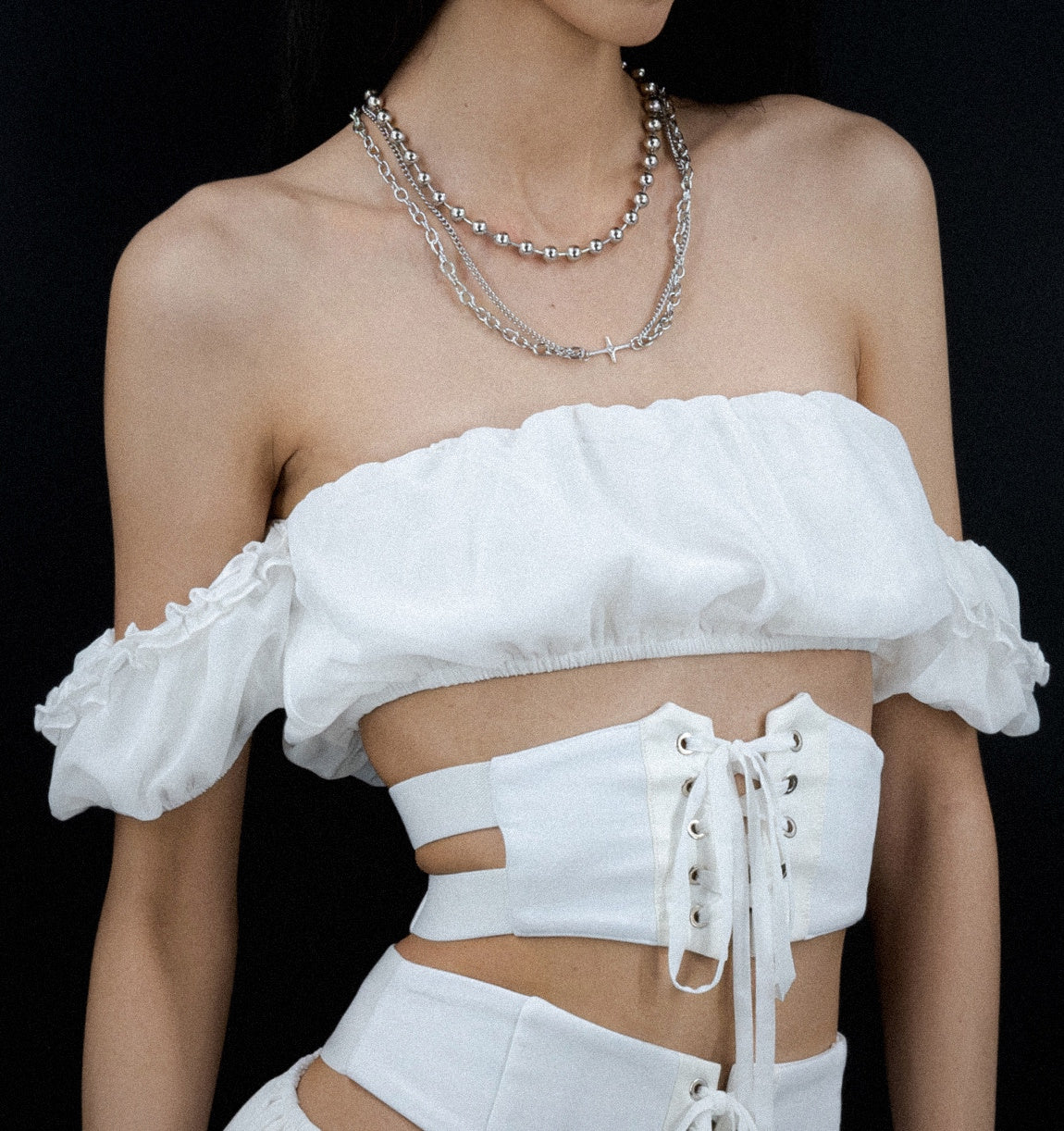 Rhapsody Top / Grand Prix White
