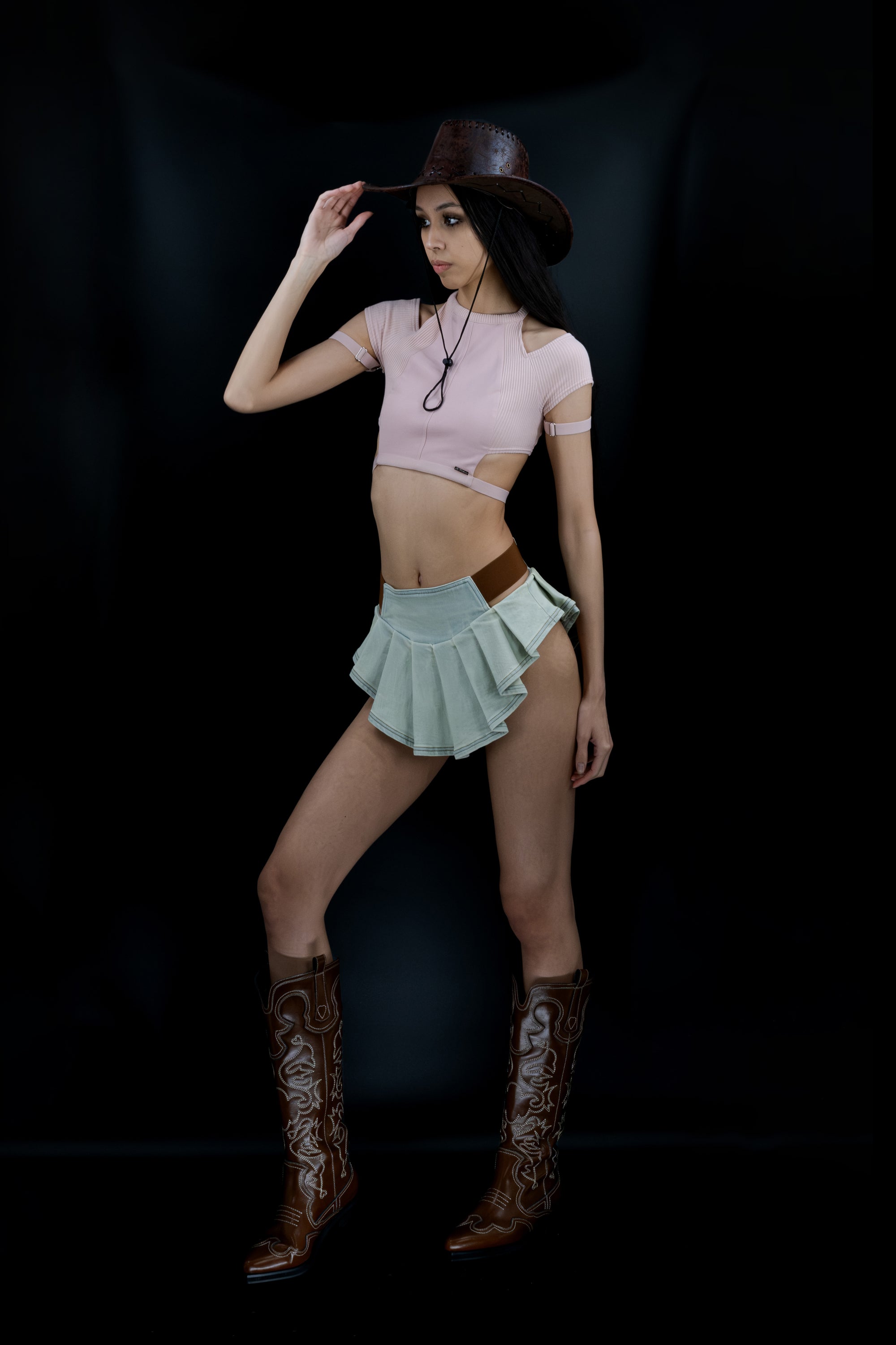 Rodeo Skort - Denim (Dark)