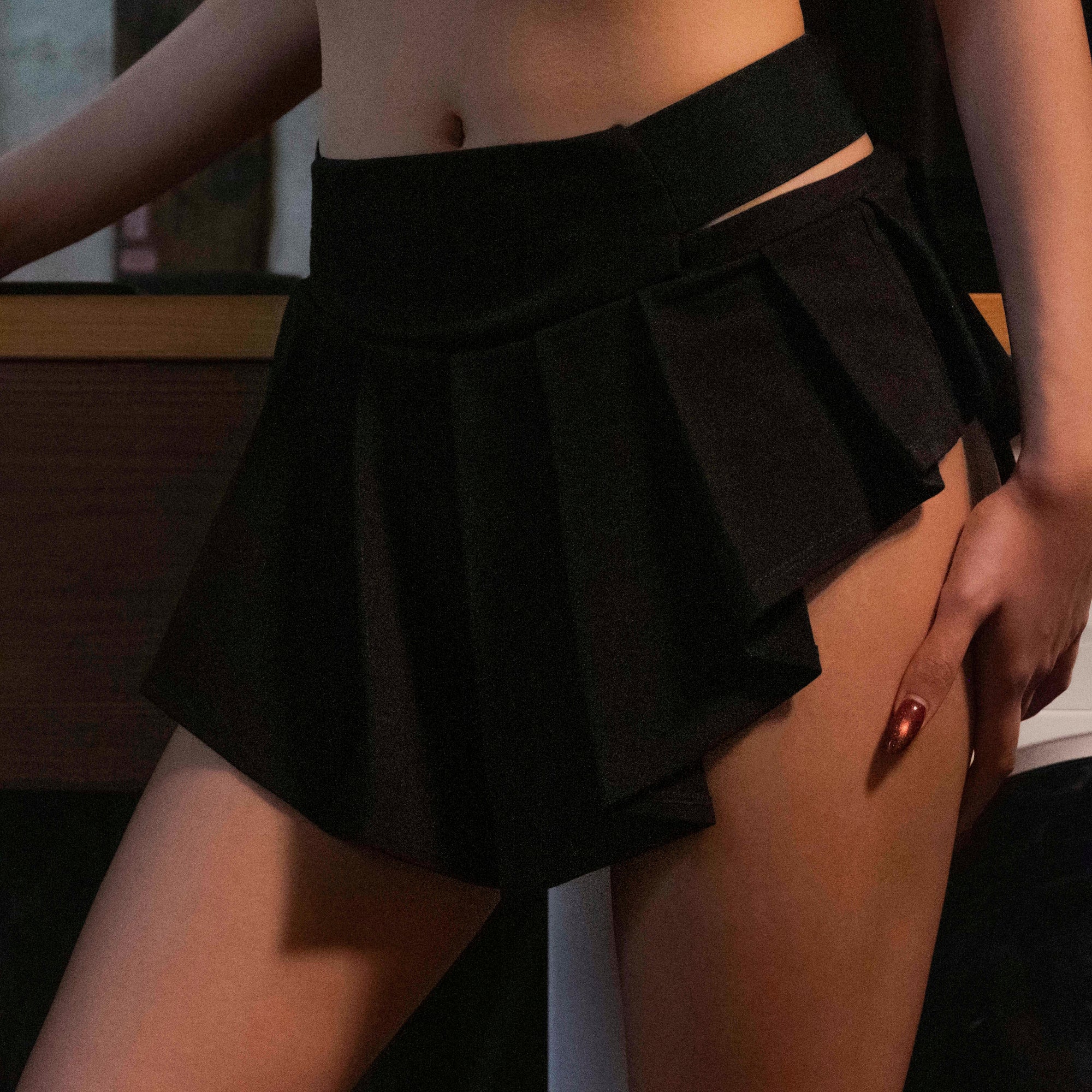 Rodeo Skort - Black