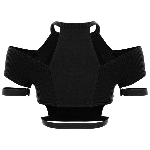 111 Cutouts Top - Black