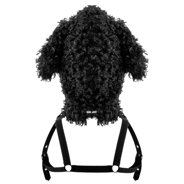 Bunny Hoodie Harness - Black