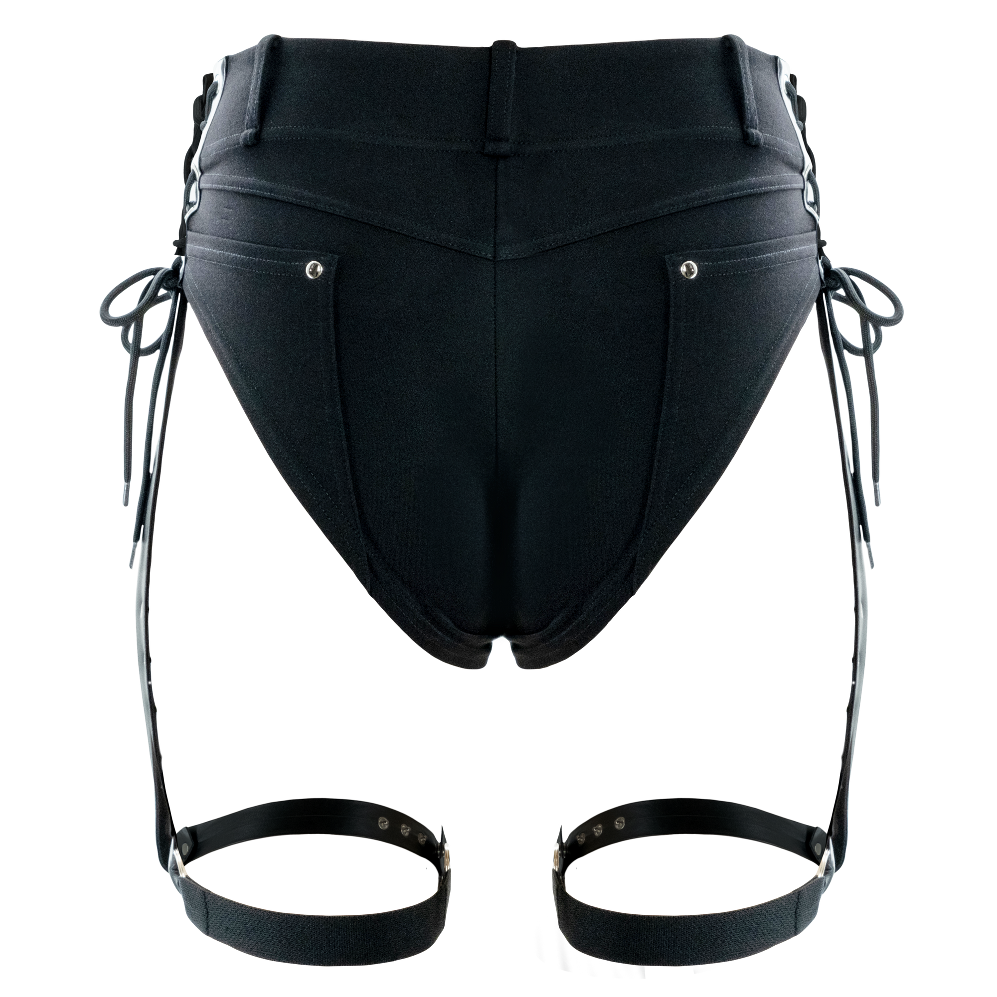 Nocturnal Harness Shorts - Black