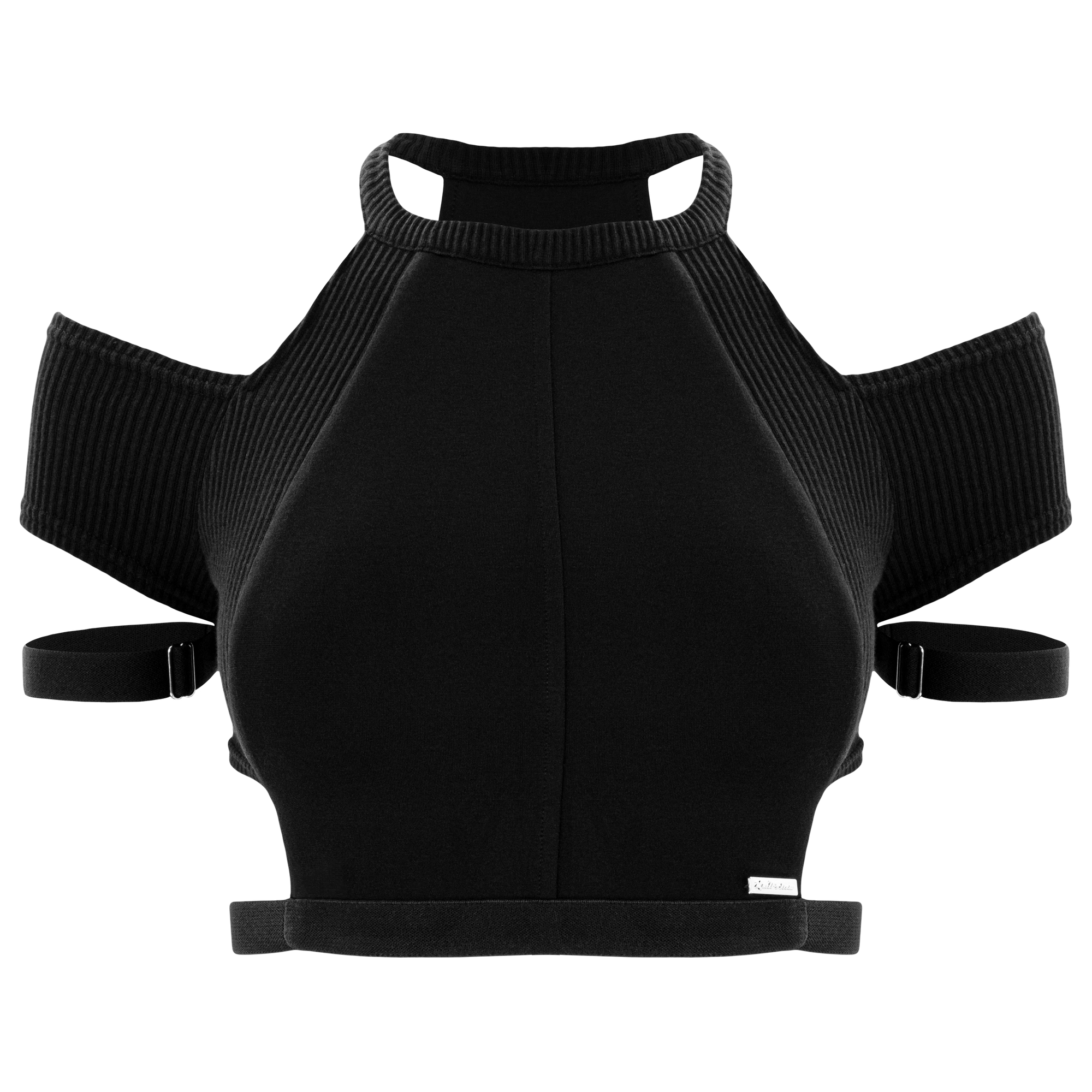 111 Cutouts Top - Black