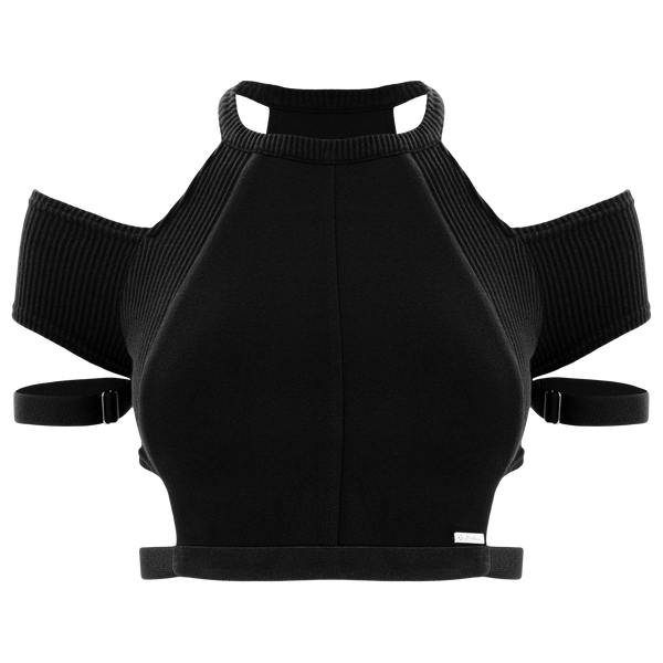111 Cutouts Top - Black