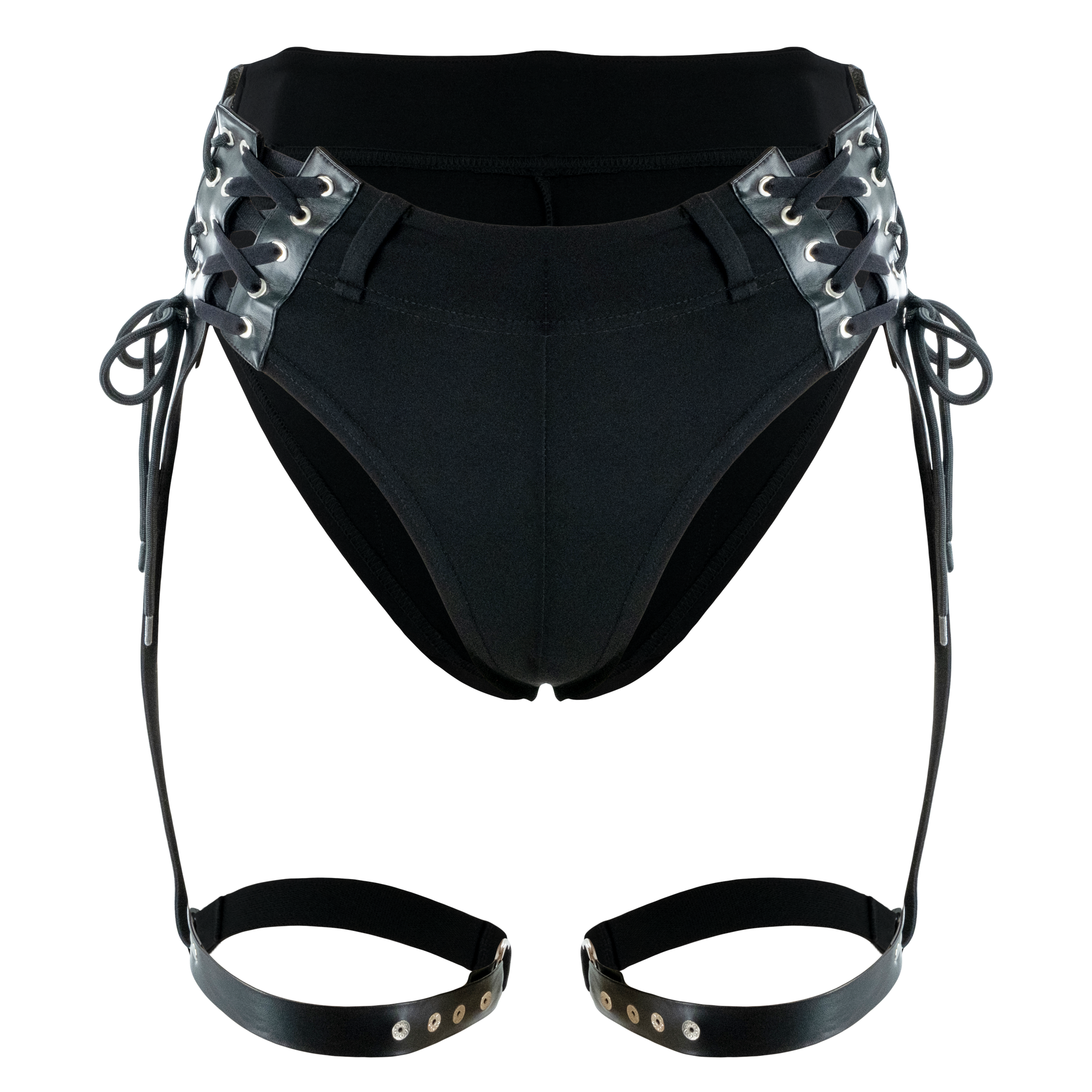 Nocturnal Harness Shorts - Black
