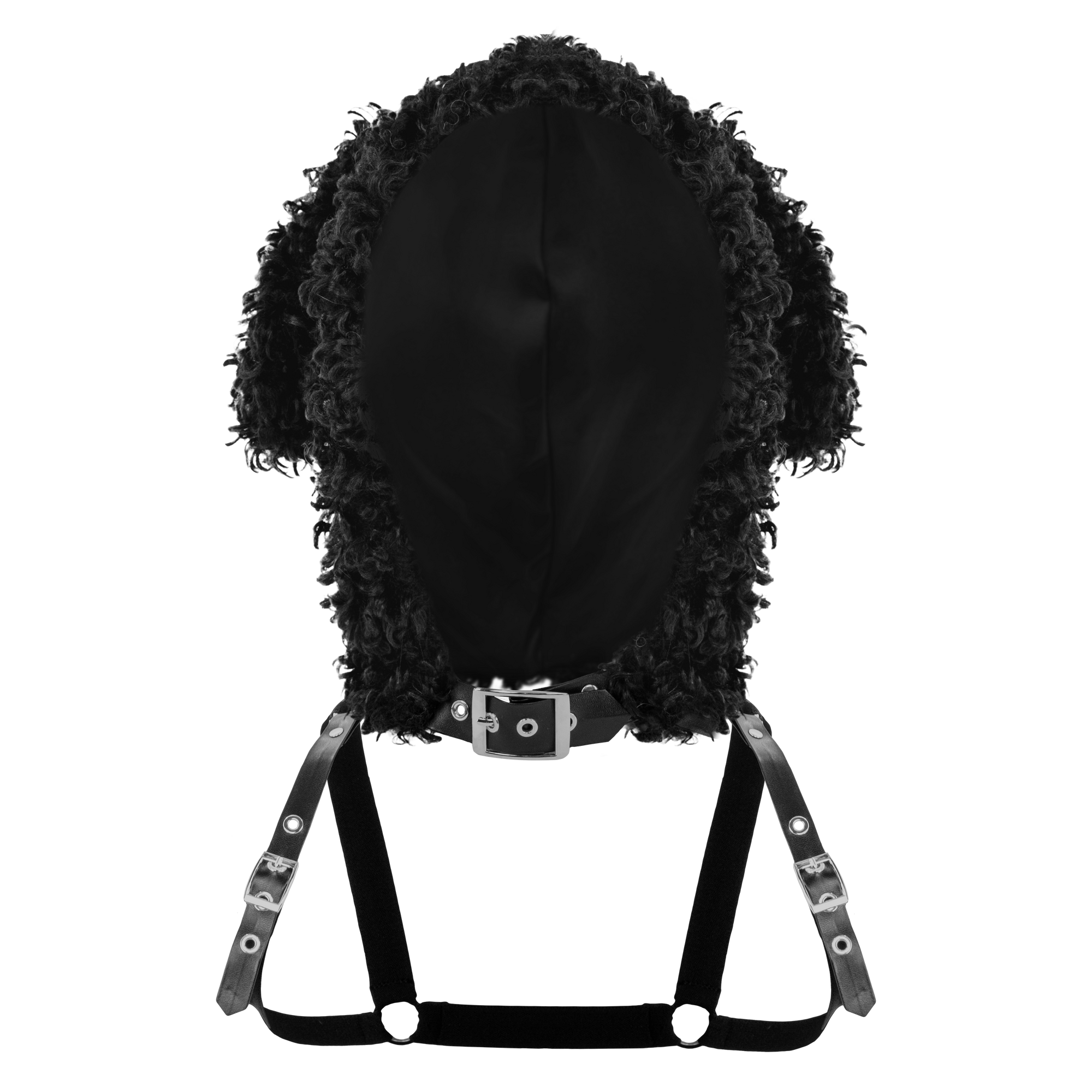 Bunny Hoodie Harness - Black