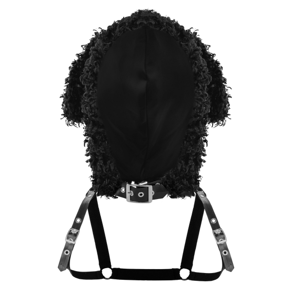 Bunny Hoodie Harness - Black