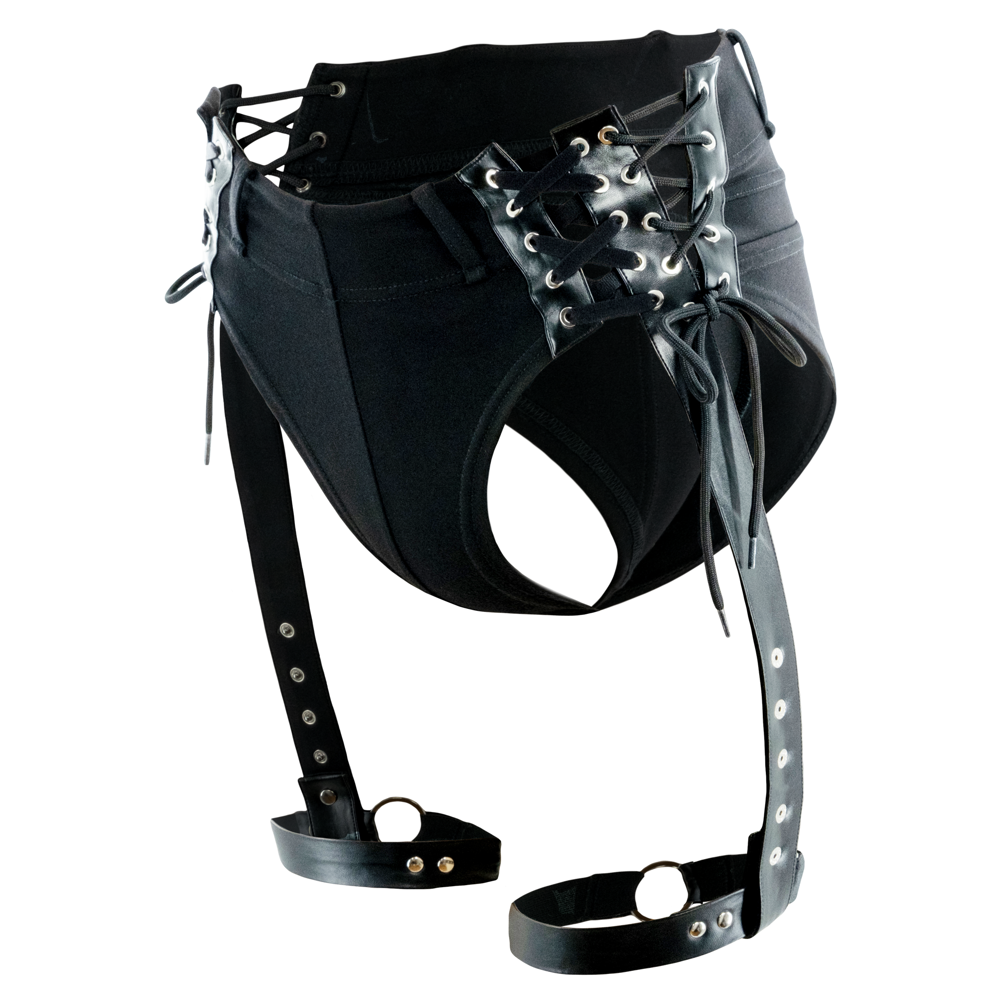 Nocturnal Harness Shorts - Black