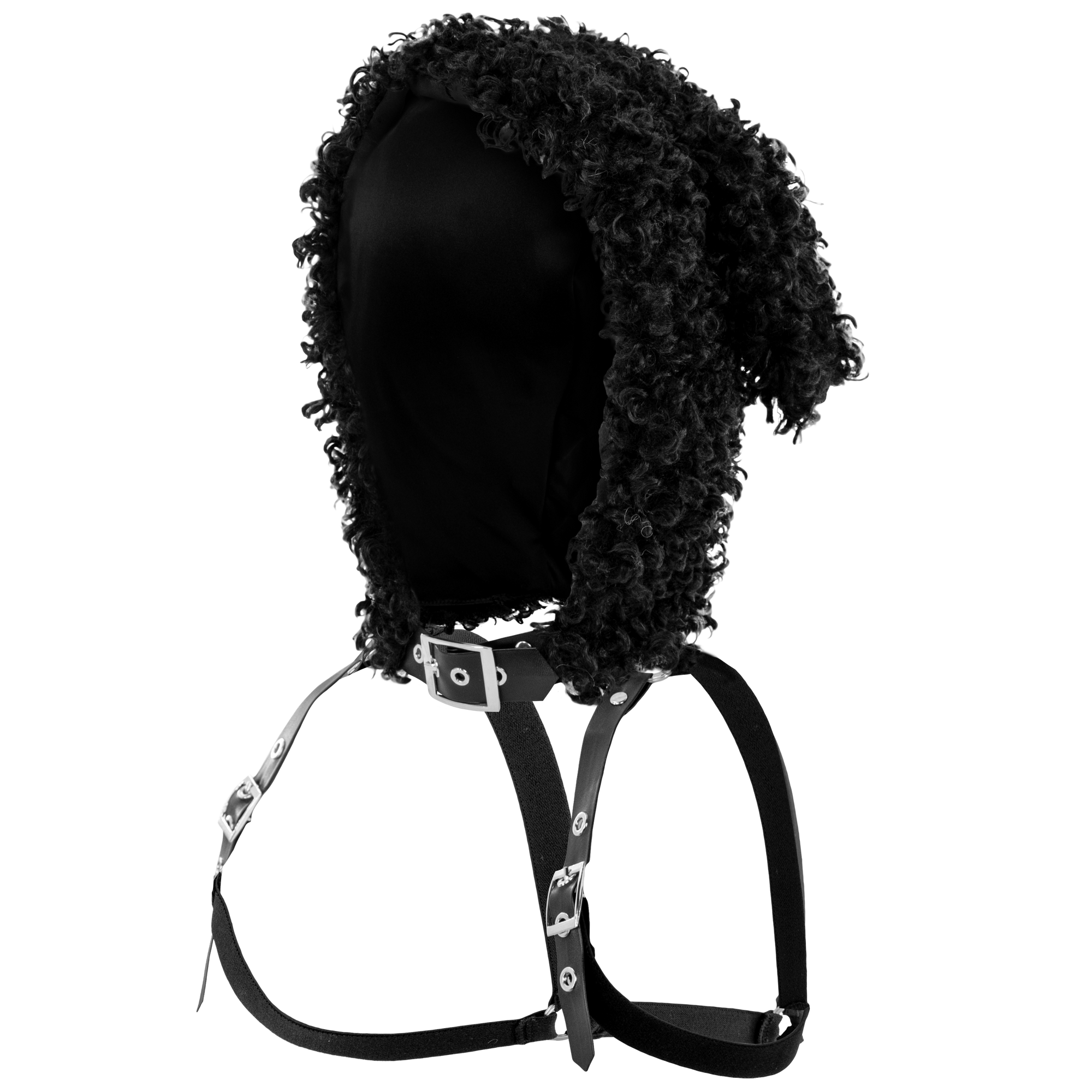 Bunny Hoodie Harness - Black
