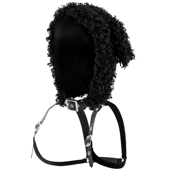 Bunny Hoodie Harness - Black