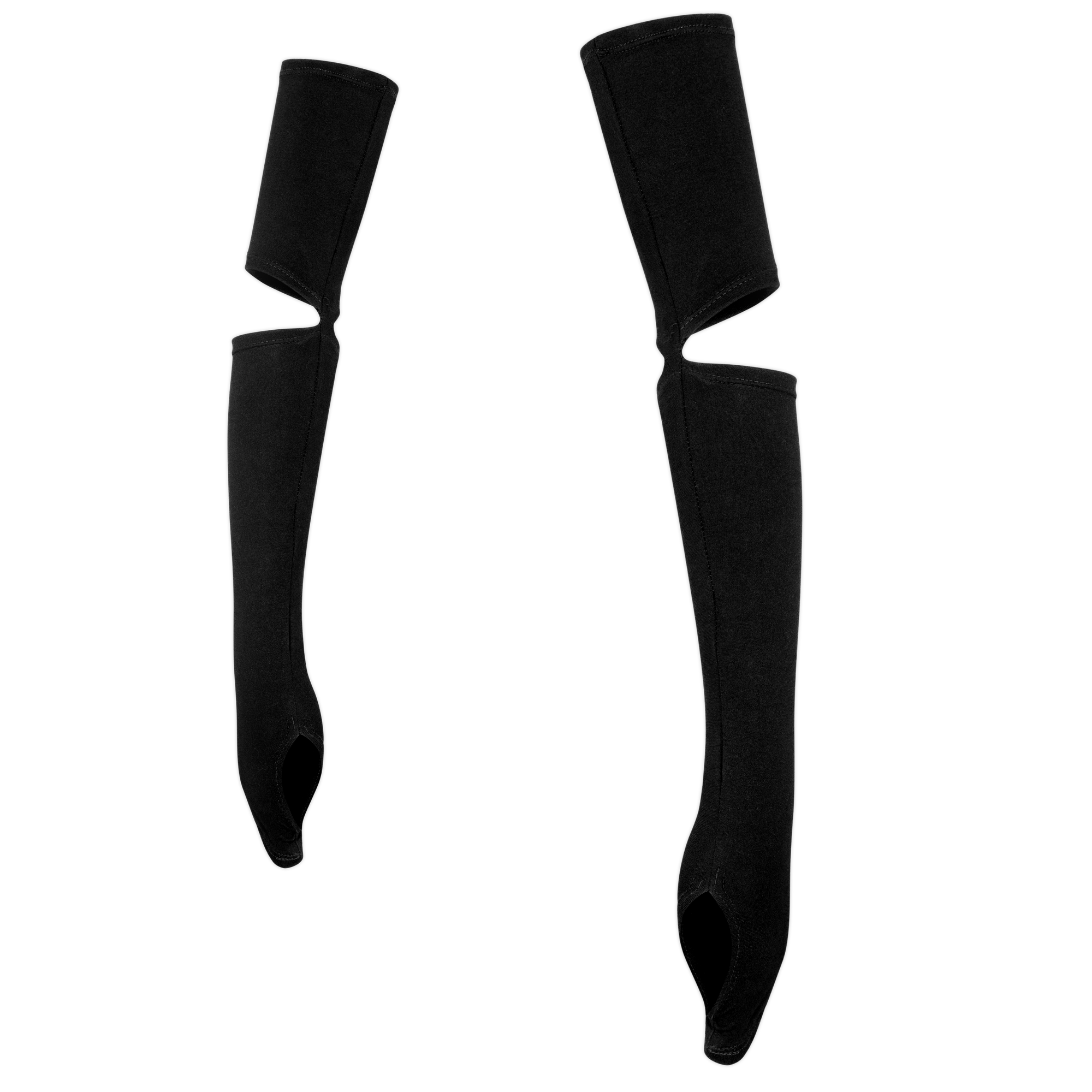 Cutout Arm Sleeves - Black