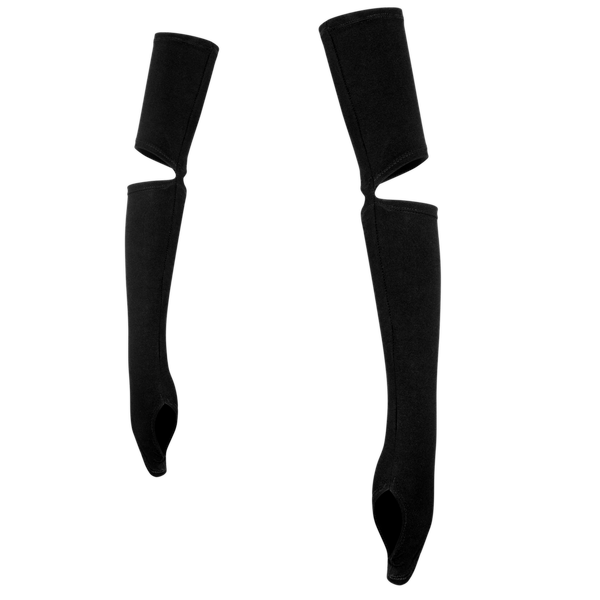 Cutout Arm Sleeves - Black
