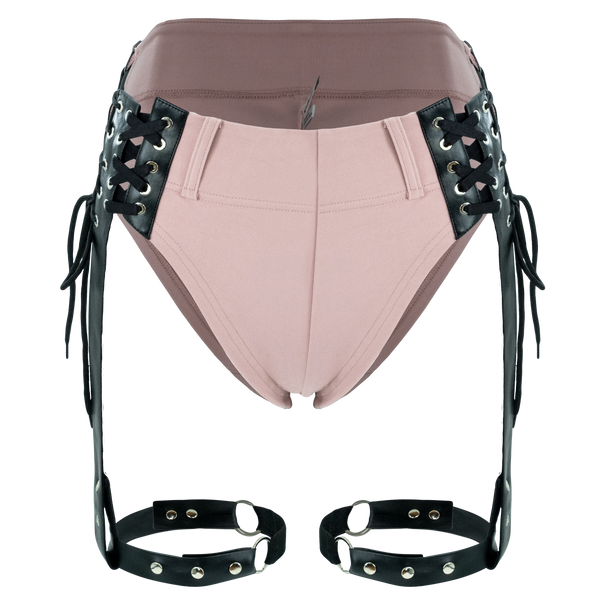 Nocturnal Harness Shorts - Pink