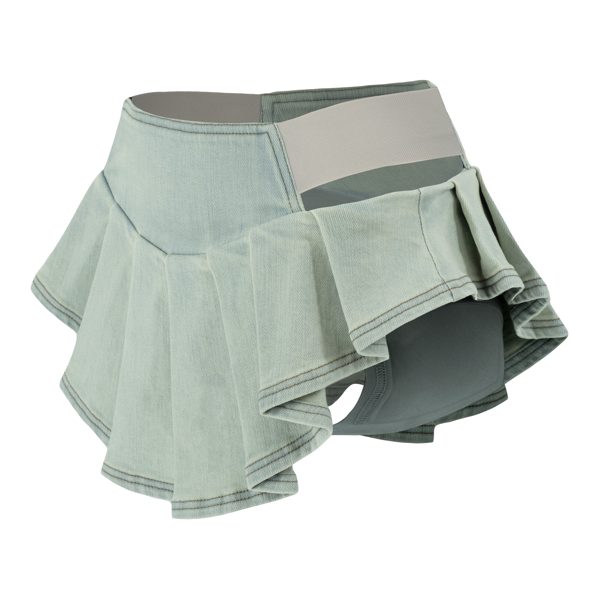 Rodeo Skort - Denim (Light)