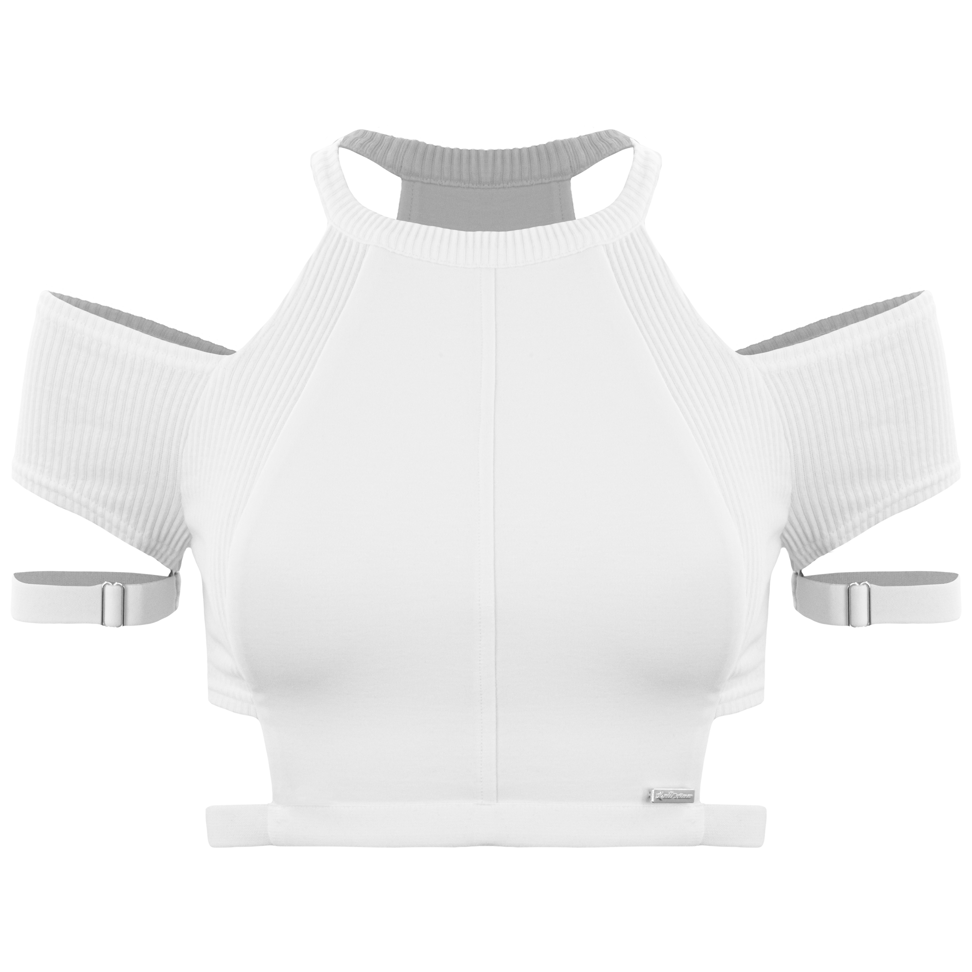 111 Cutouts Top - White