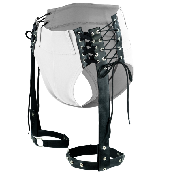 Nocturnal Harness Shorts - White