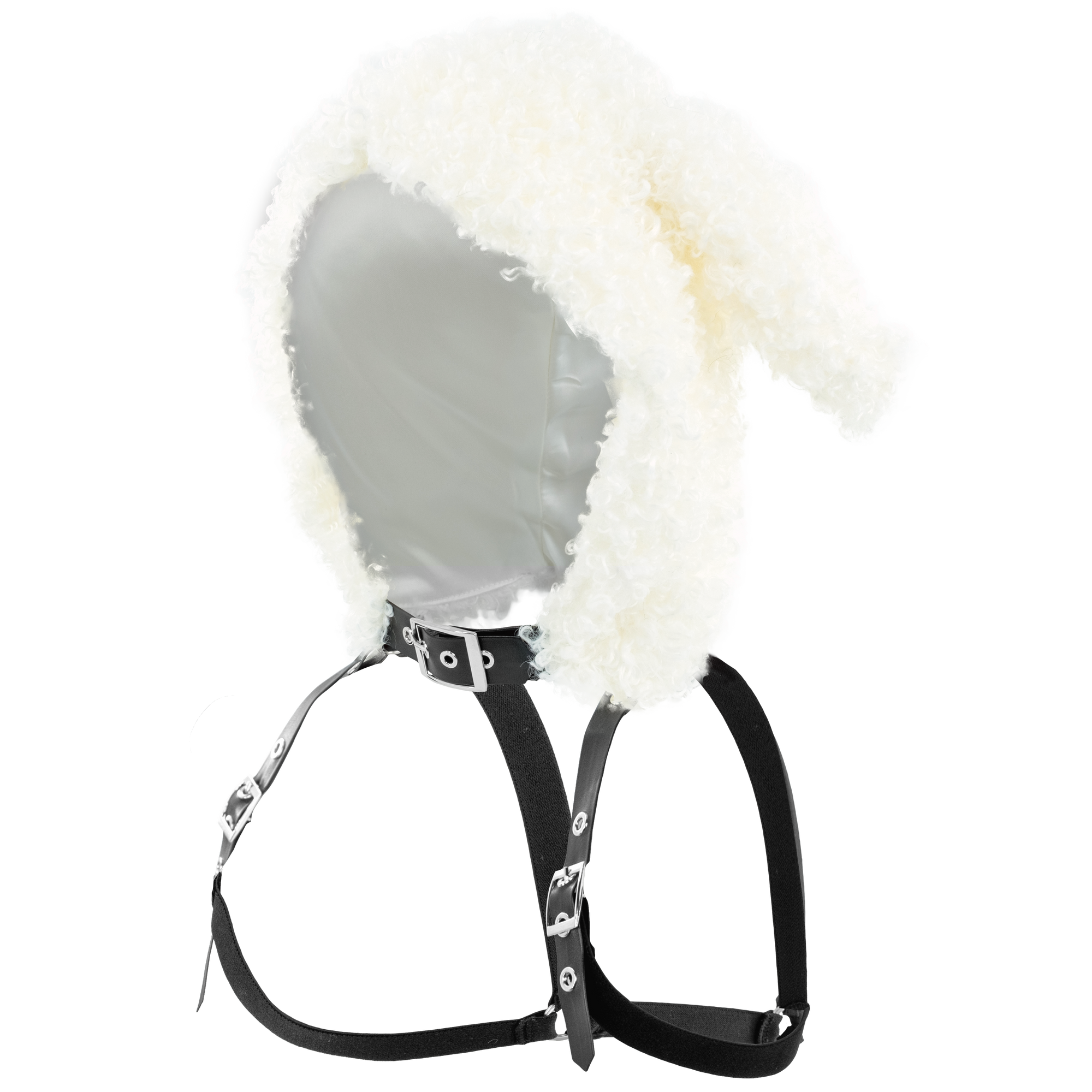 Bunny Hoodie Harness - White