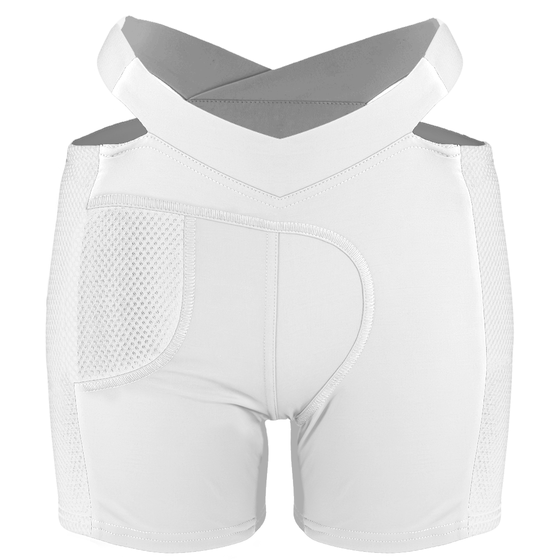 Exuma Biker Shorts - White