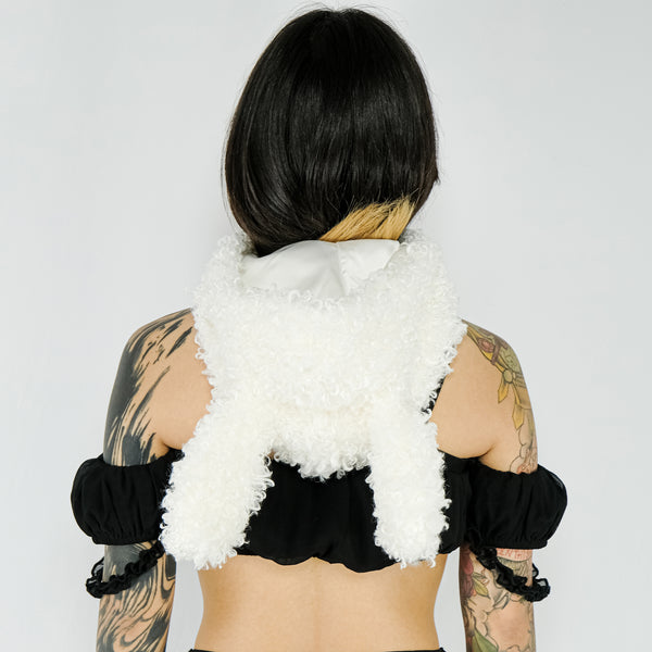 Bunny Hoodie Harness - White