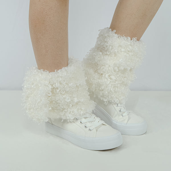 Bunny Legwarmers - White