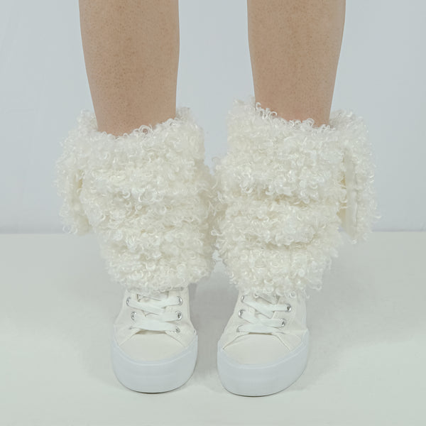 Bunny Legwarmers - White