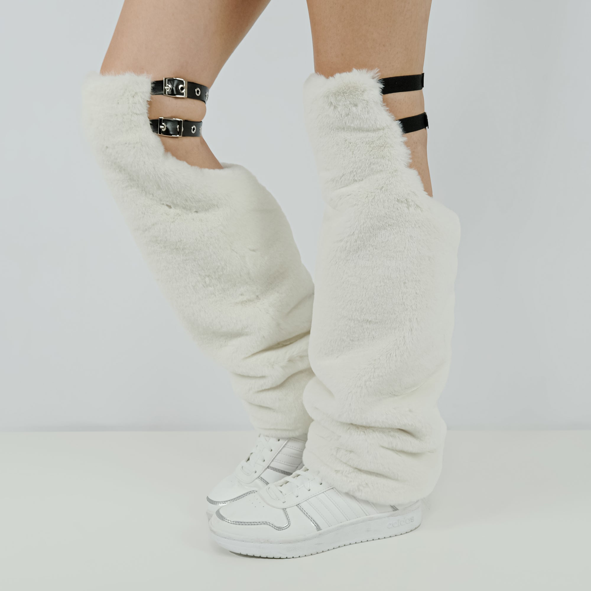 Knee-High Legwarmers - White