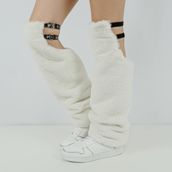 Knee-High Legwarmers - White