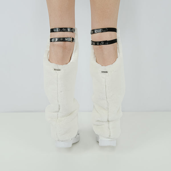 Knee-High Legwarmers - White