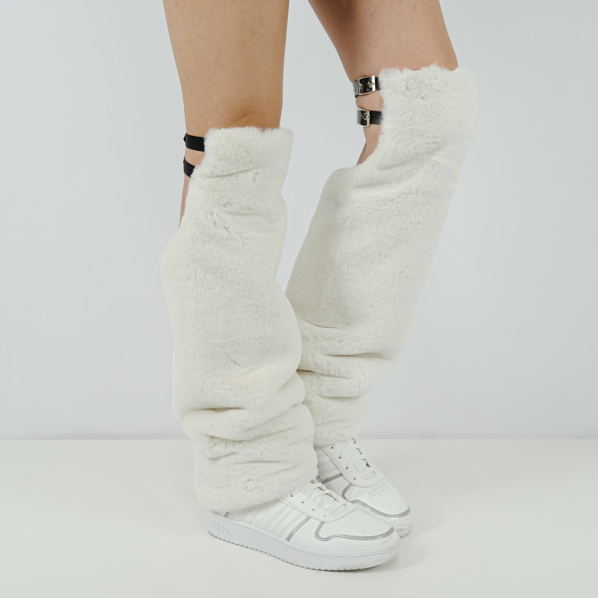 Knee-High Legwarmers - White