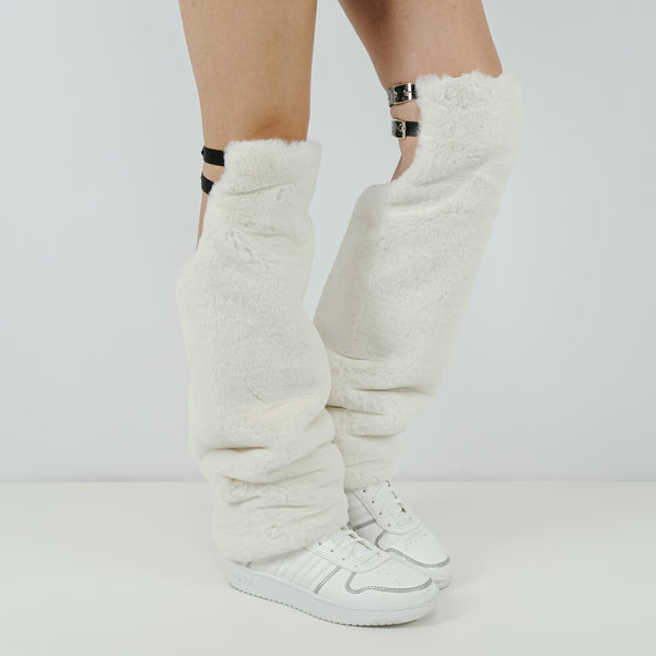 Knee-High Legwarmers - White