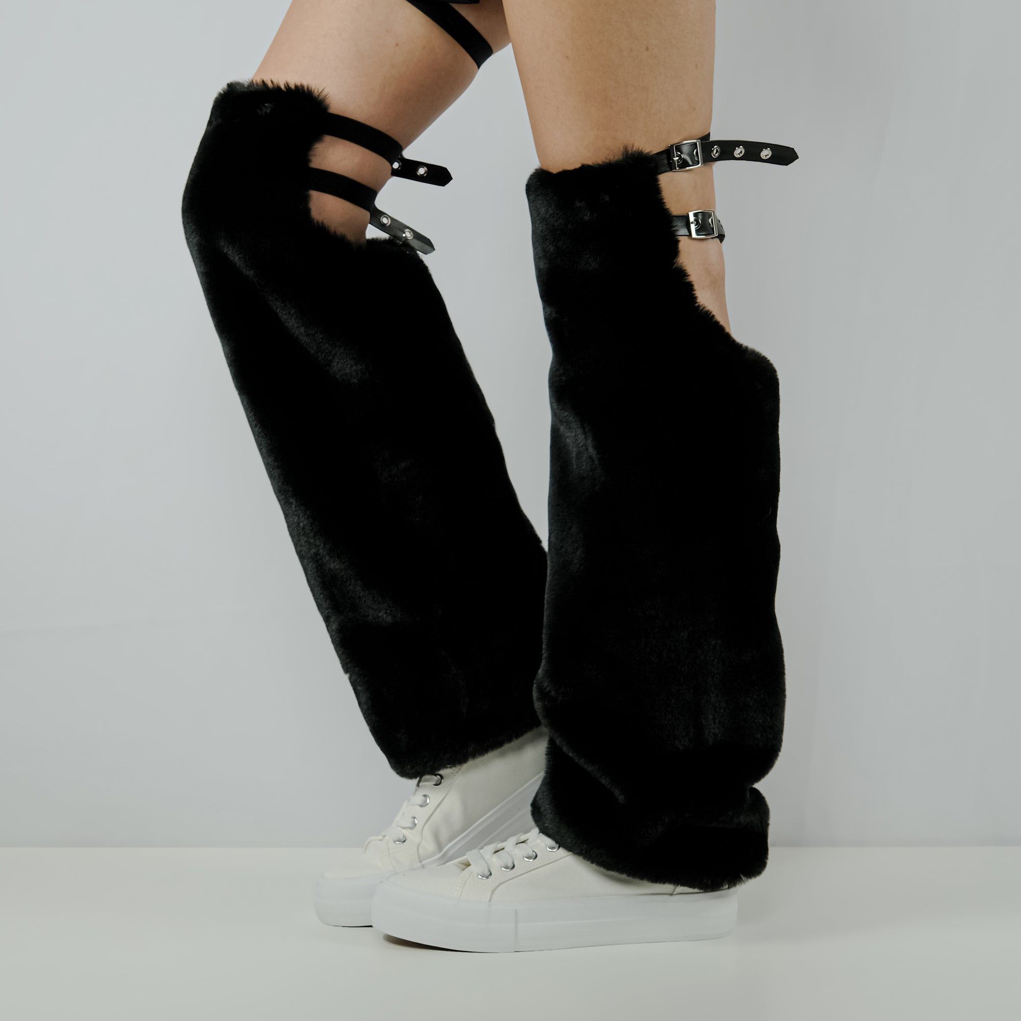 Knee-High Legwarmers - Black