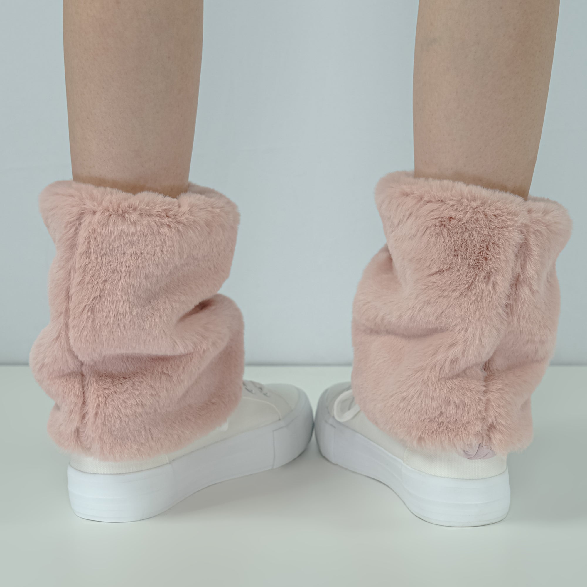 Basic Fuzzy Legwarmers - Pink