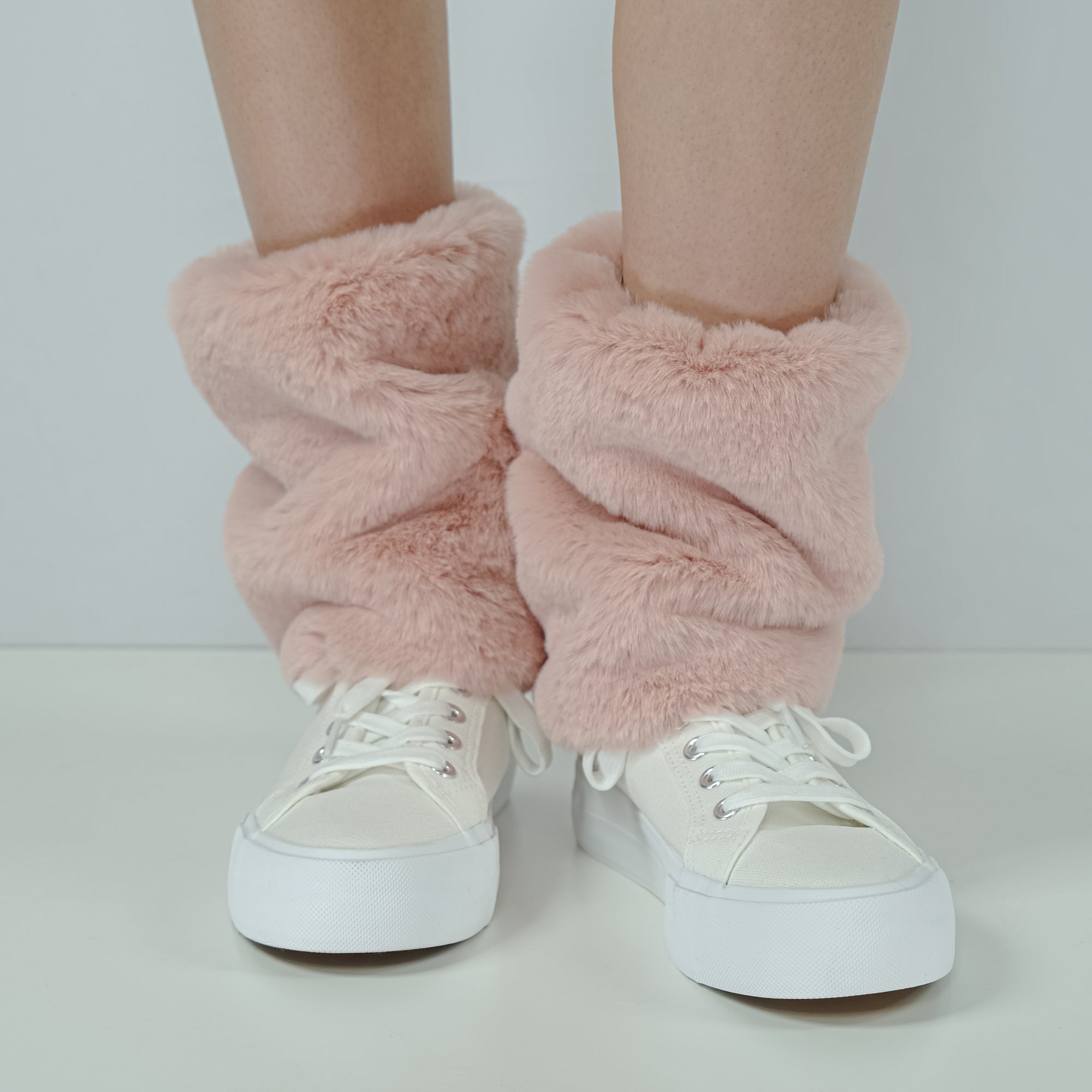 Basic Fuzzy Legwarmers - Pink