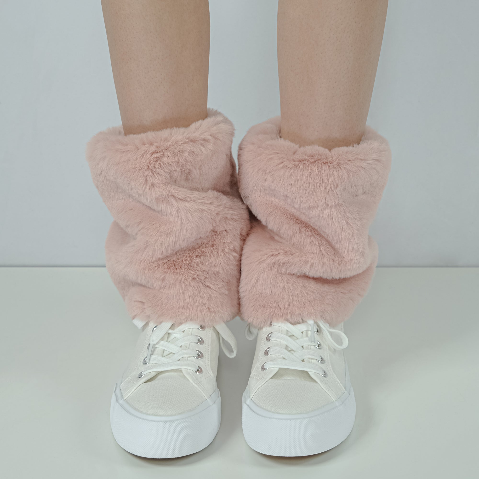 Basic Fuzzy Legwarmers - Pink